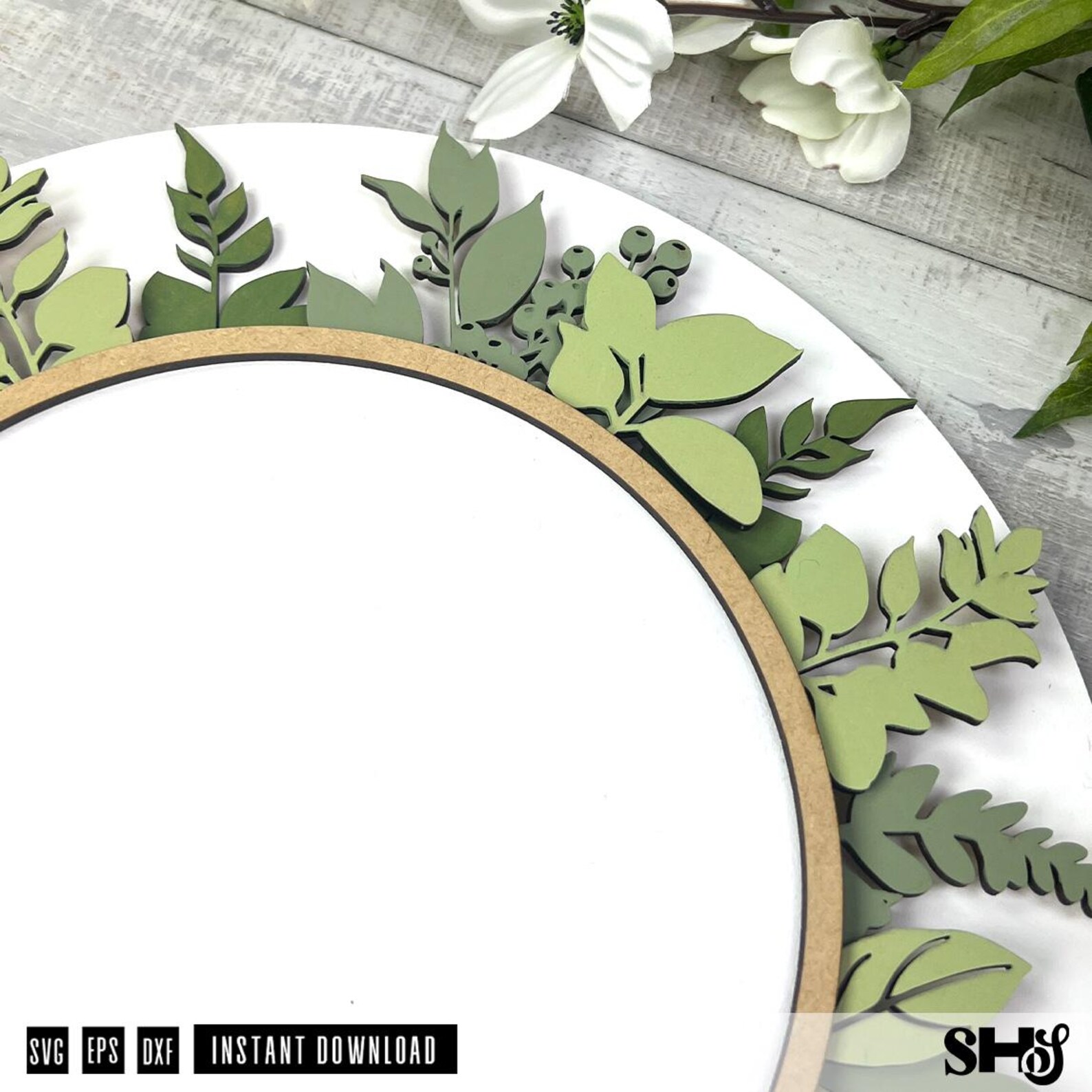 3D Family Name Sign SVG  alternate view