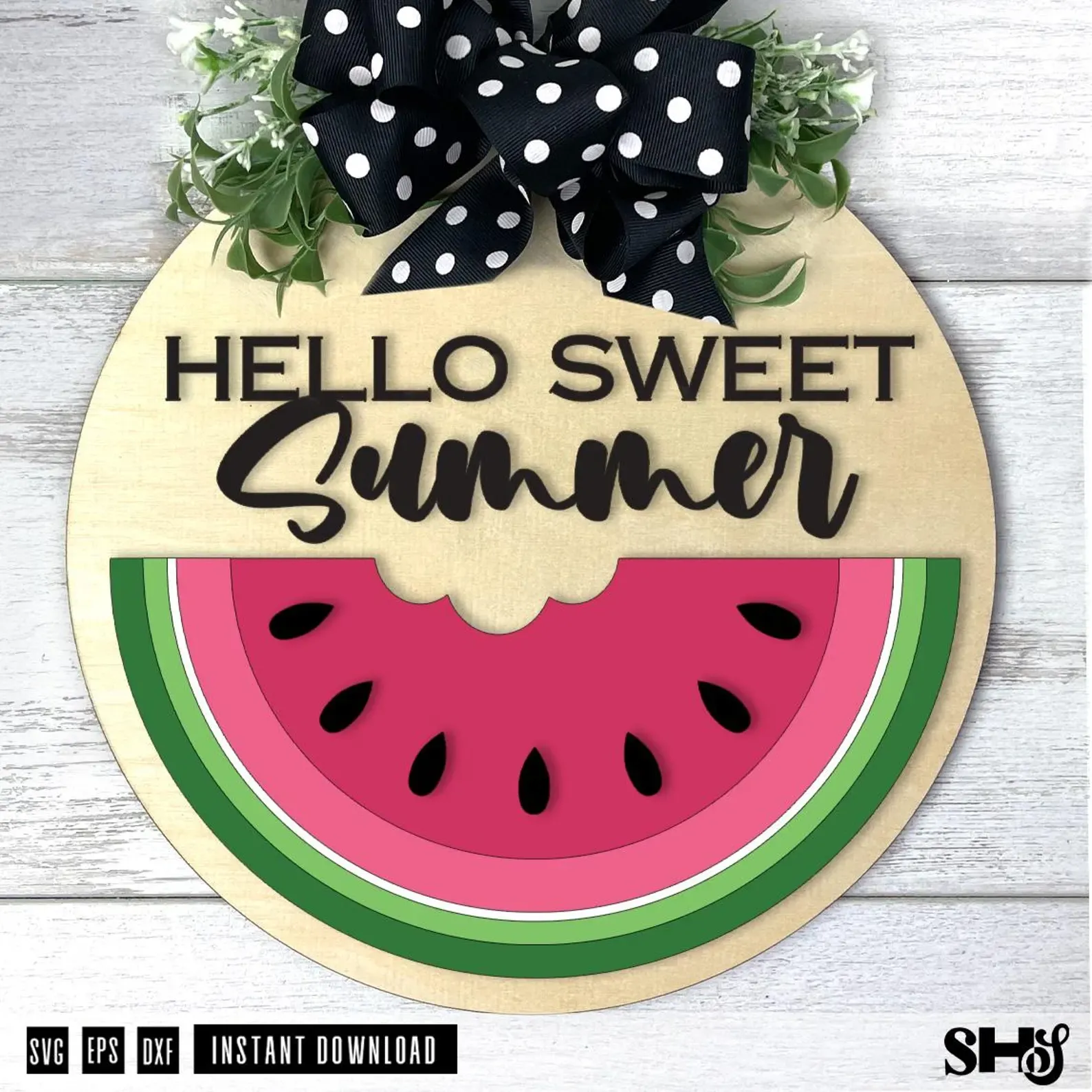 Hello Sweet Summer Sign SVG