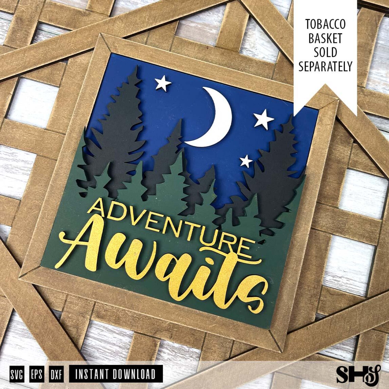 Adventure Awaits Interchangeable Insert Laser File