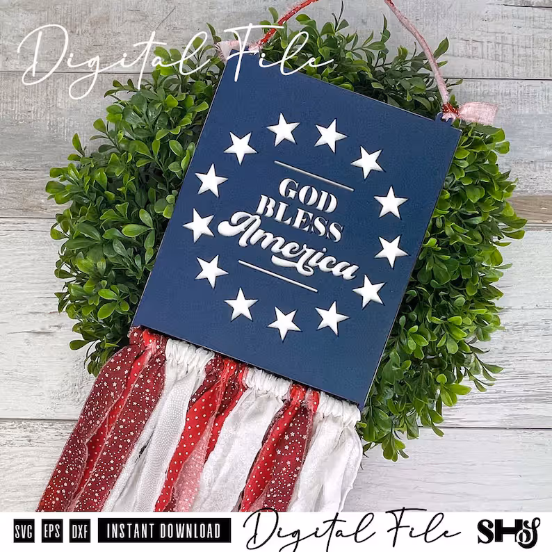 USA Rag Flag SVG Bundle SVG alternate view