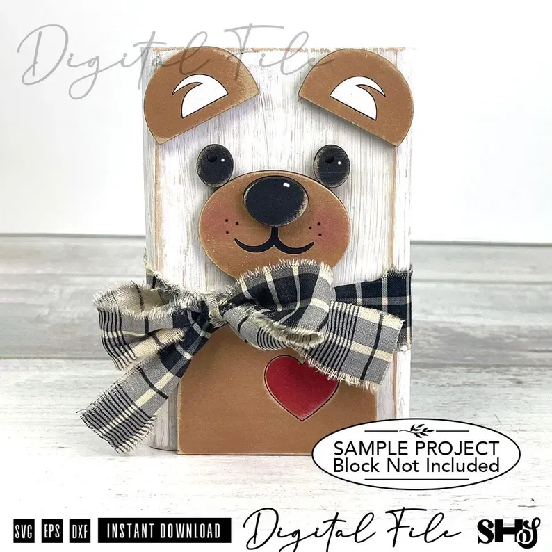 Teddy Bear Face SVG