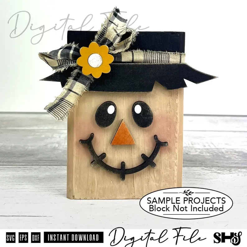 Scarecrow Faces SVG Bundle